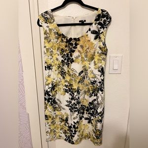 Black and Yellow Floral Dress